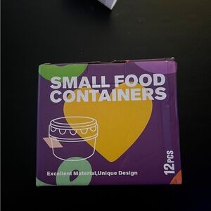 12 Small Food Containers